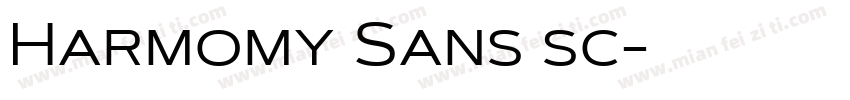 Harmomy Sans sc字体转换